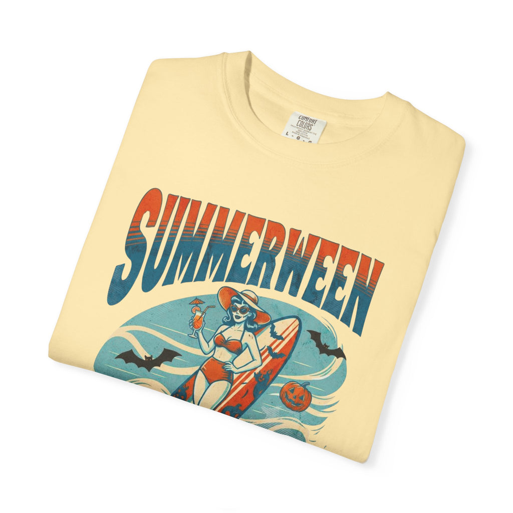 Summerween Vibes T shirt, Comfort Colors, Summer Halloween Shirt Ghouls just wanna have sun, Retro Vibes