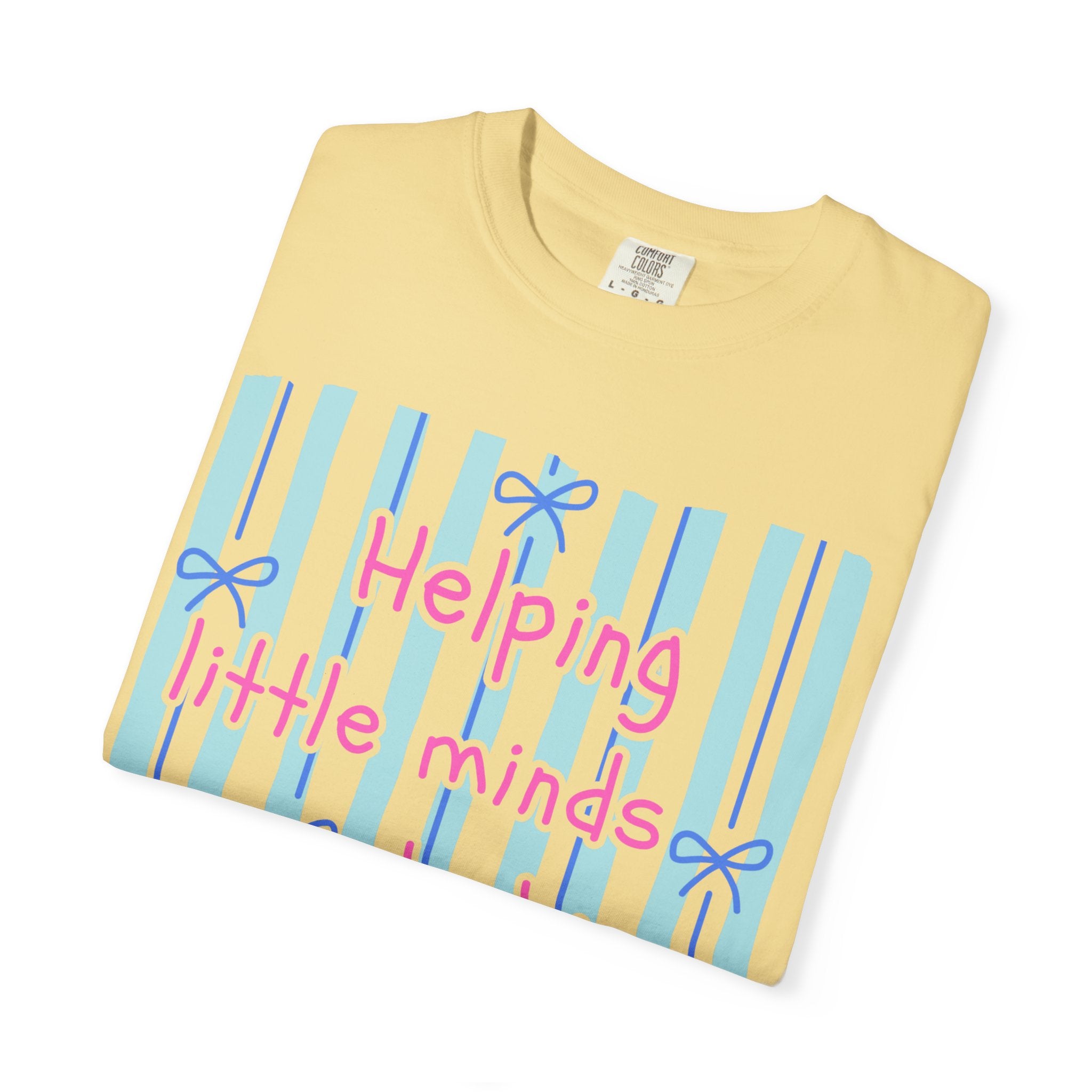 Teacher Shirt, Helping Tiny Humans do big things, Comfort Colors, Teacher appreciation gift, stripe trend