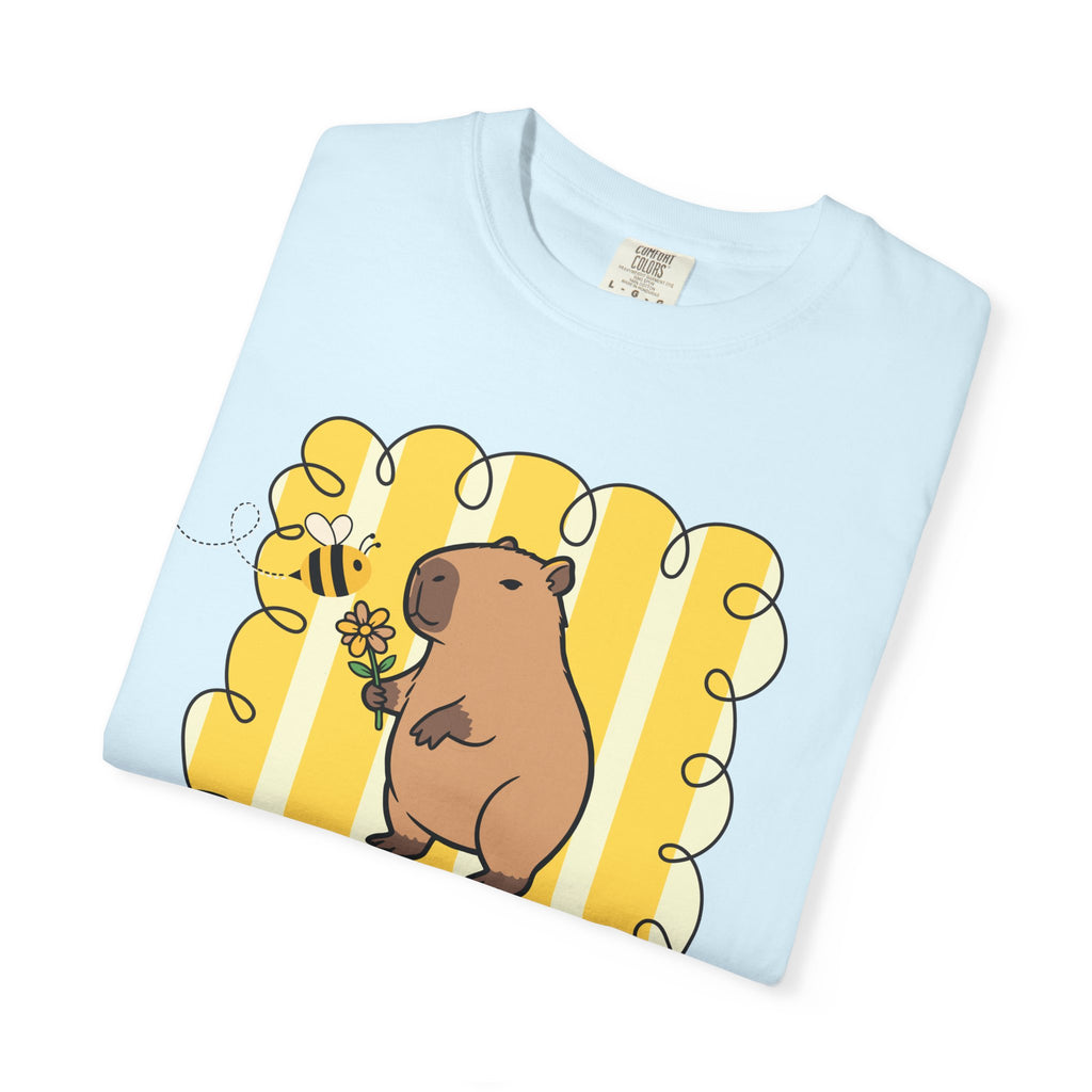 Capybara Be kind Be Capy T-shirt, Comfort Colors, Cute gift, stripe trend