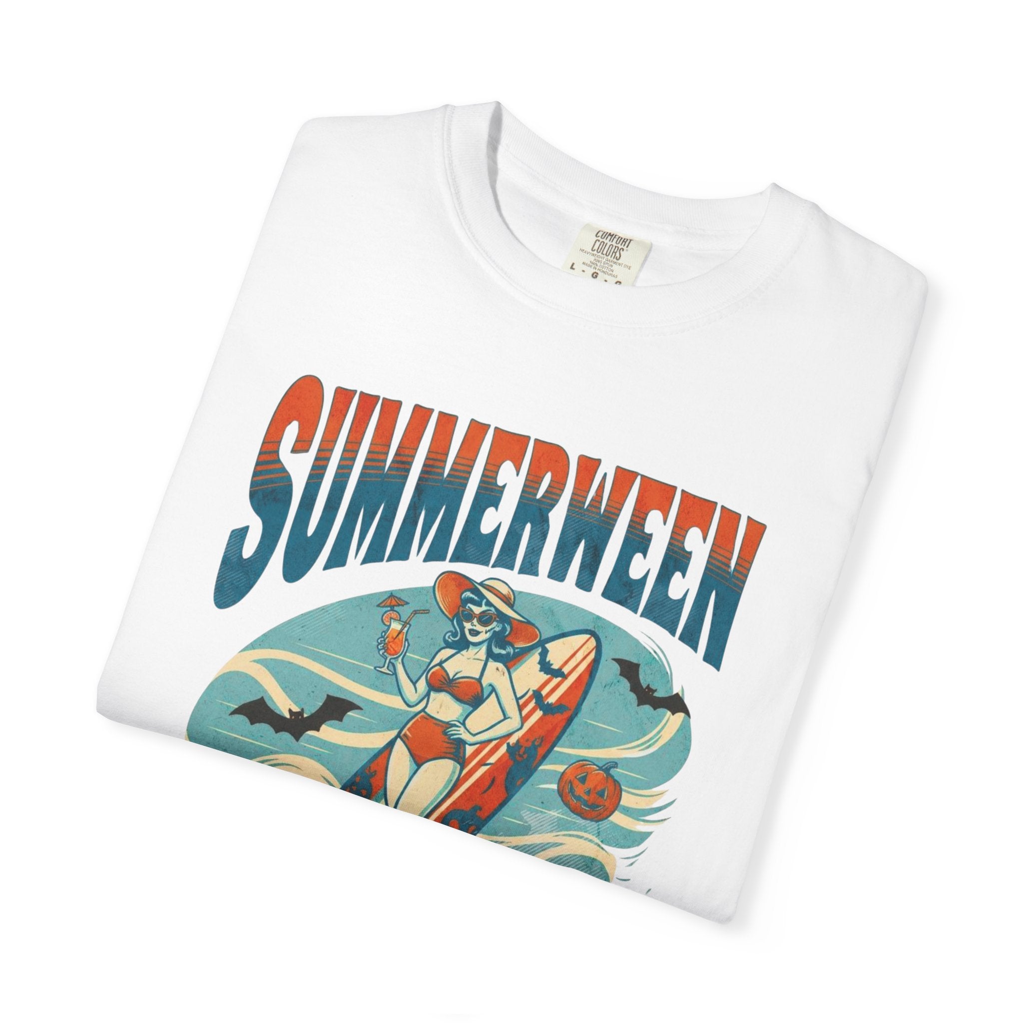 Summerween Vibes T shirt, Comfort Colors, Summer Halloween Shirt Ghouls just wanna have sun, Retro Vibes