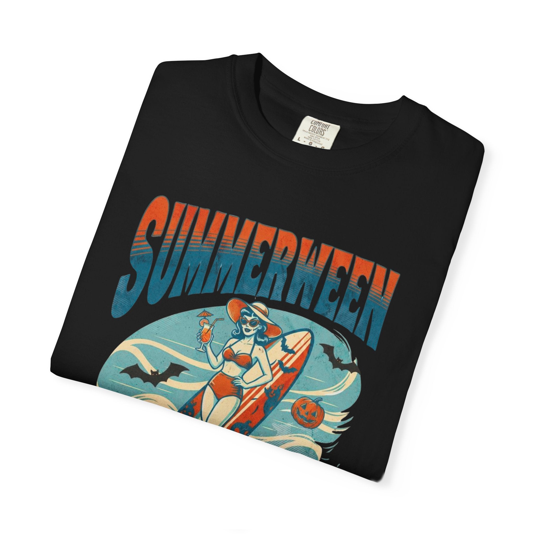 Summerween Vibes T shirt, Comfort Colors, Summer Halloween Shirt Ghouls just wanna have sun, Retro Vibes